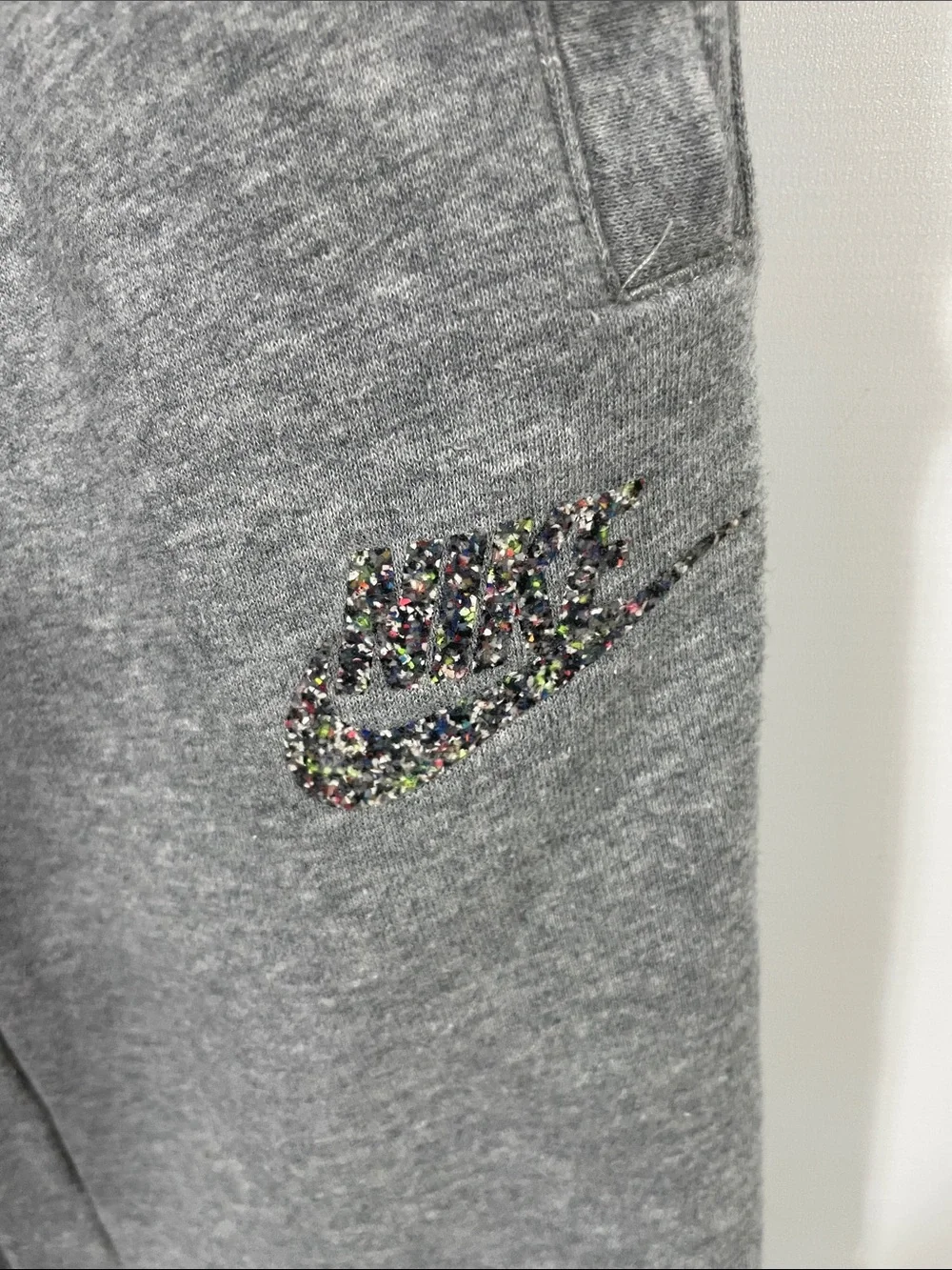 Nike Kids Gray Fleece Jogger Sweatpants